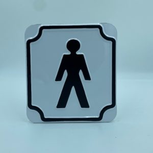 WC Kyltti, miesoletettu, prässättyä alumiinia